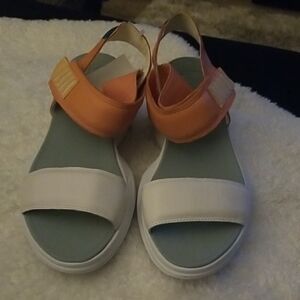 Sorel Orange and White Women's Sandals